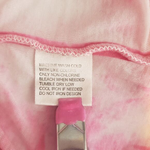 ROCK ICONS Jim Morrison The Doors Pink Sheer V Neck T Shirt Womens Size Large - Picture 6 of 8